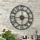 retro metal wall clock creative decoration for your interior