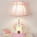 Modern princess castle table lamp for children's bedroom