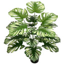 Artificial plants with large decorative leaves for indoors and offices