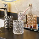 glass mouthwash cup bathroom accessories