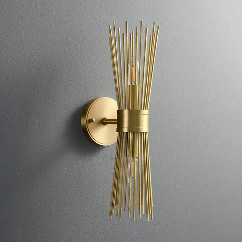 Luxury designer wall light in antique metal for an elegant interior - vue 6 sur 8
