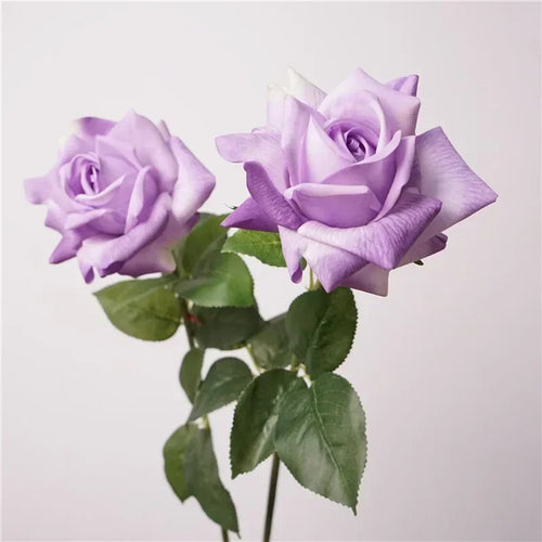 High quality artificial rose branch realistic floral decoration - vue 7 sur 10