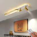 Modern LED ceiling light with spotlight for home decor