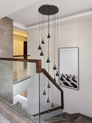 Modern LED pendant light for staircases and interiors