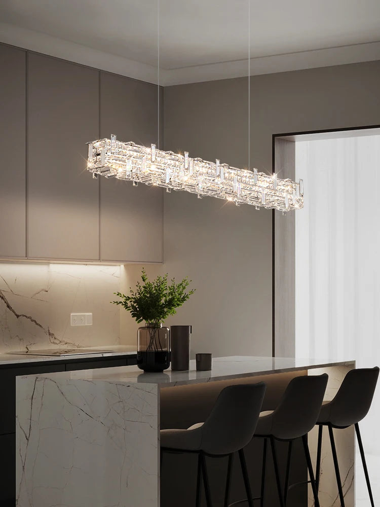 Design crystal chandelier for a modern and elegant space