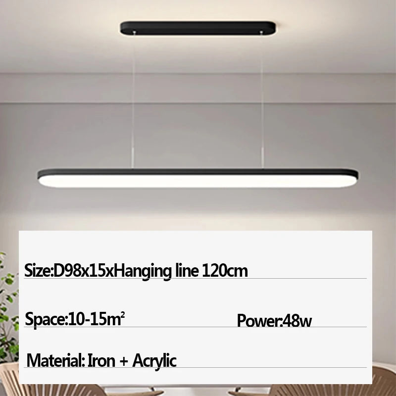 Modern LED ceiling light for indoor suspended lighting