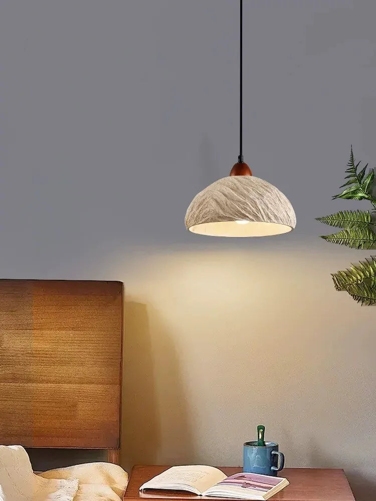 Modern stone LED ceiling light for contemporary interiors