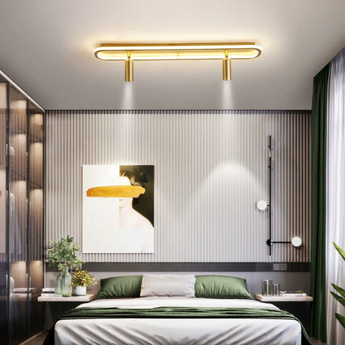 Modern LED chandelier for indoor dimmable lighting - vue 4 sur 18