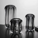 thick glass vase for terrarium and floral decoration