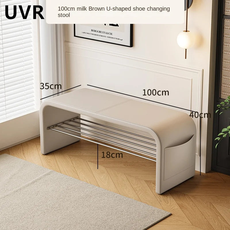 modern lightweight and luxurious bed stool for home - vue 5 sur 6