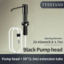 kitchen soap dispenser with built-in extension tube