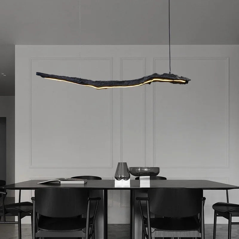 Nordic wabi-sabi design chandelier for restaurant and office - vue 3 sur 8