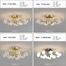 Modern iron LED chandelier for stylish lofts