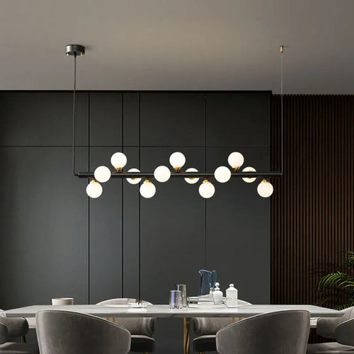 Nordic brass pendant light with adjustable cord - vue 5 sur 8