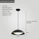Modern minimalist iron pendant light for interiors
