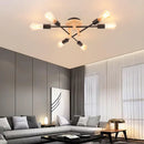 Modern wooden chandelier for indoor decoration