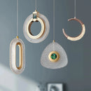 Modern geometric crystal chandelier for interior decoration