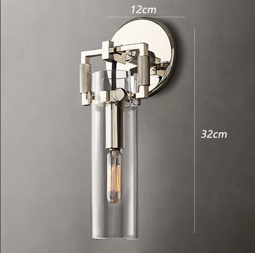 Industrial glass pendant light for interior decoration