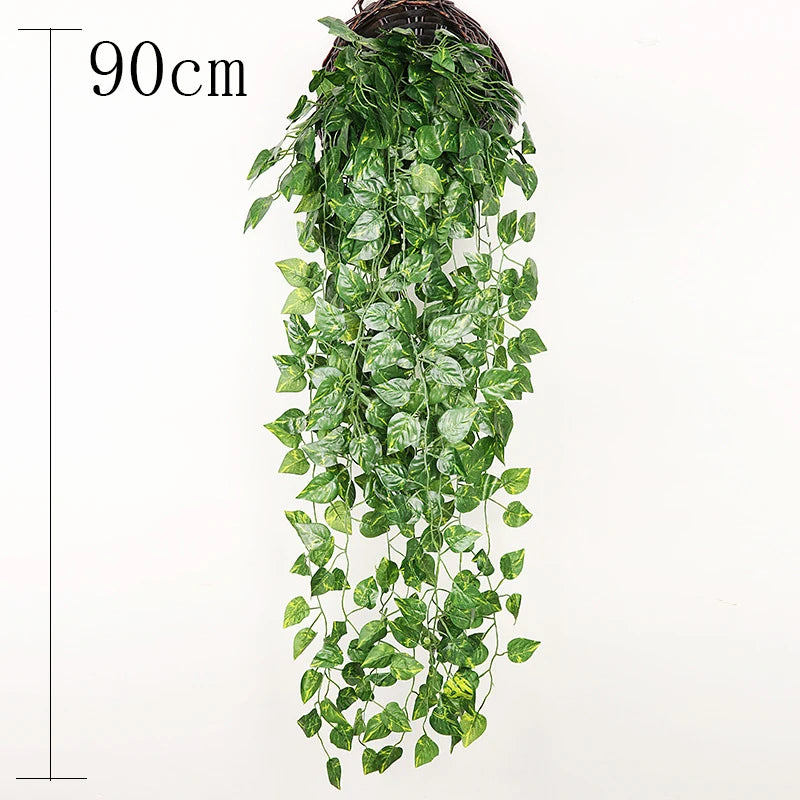 Hanging artificial rattan plants for indoor and outdoor decoration - vue 22 sur 29