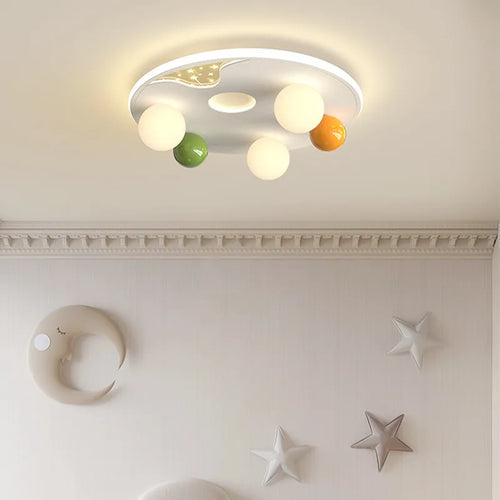 Modern bubble ball ceiling light for children's room - vue 2 sur 8