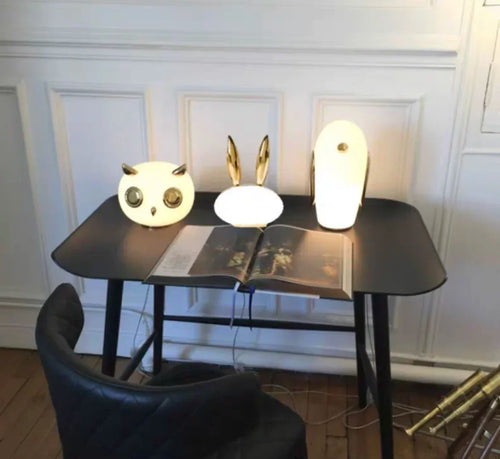 Creative modern nordic glass bedside lamp - vue 3 sur 9