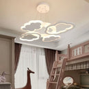 Modern creative LED chandelier for children's room and living room