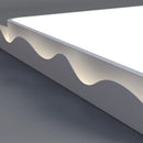 Modern minimalist ceiling light with integrated decorative tube design