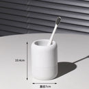 modern bathroom accessory set made of sand and gravel