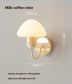 applique murale champignon led décoration intérieure moderne élégante