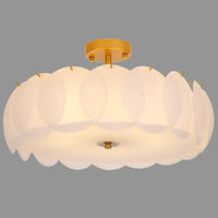Luxury round glass chandelier 2022 for decorative lighting