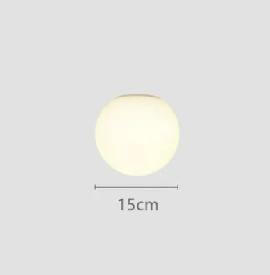 Minimalist glass LED wall light for indoor use - vue 14 sur 14