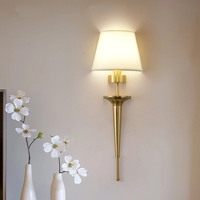 Modern copper wall light nordic loft decor