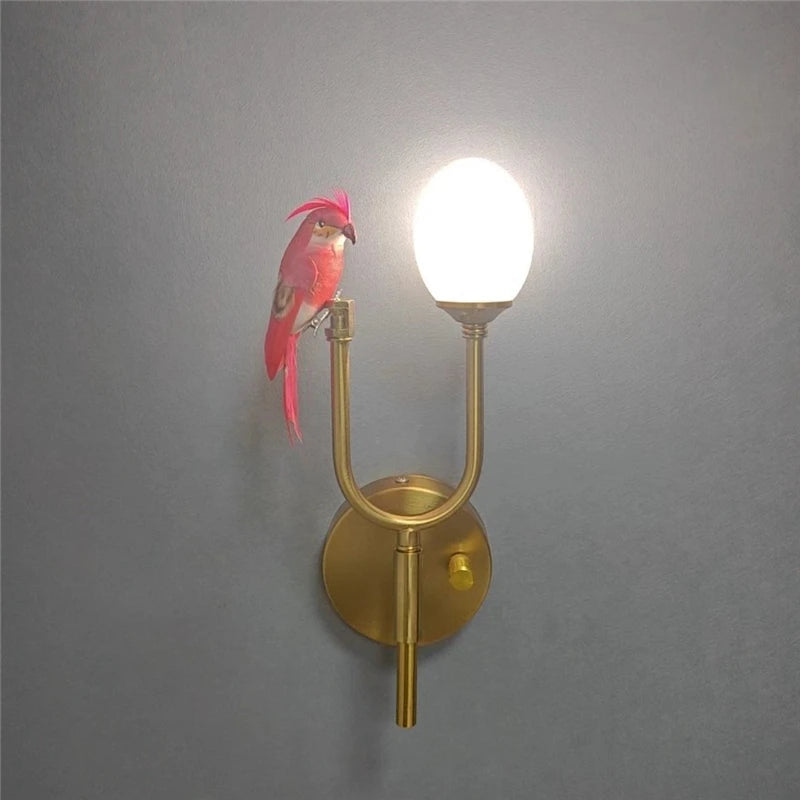 Modern creative luxury iron wall light