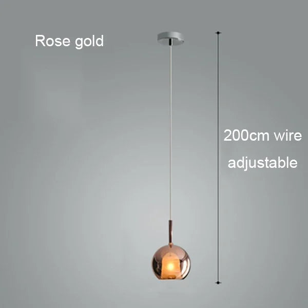 Modern glass shade chandelier for interior decoration