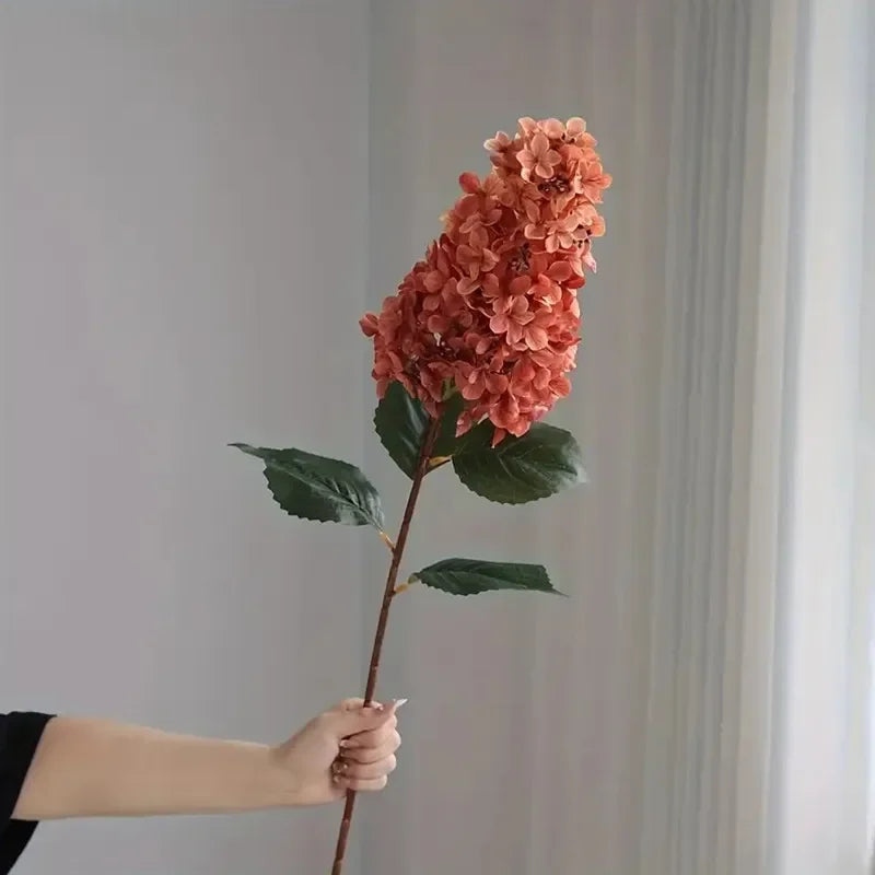 Large artificial hydrangea flower for floral decoration and weddings - vue 6 sur 11