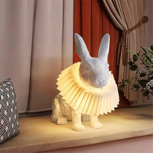 Adorable rabbit LED children's desk lamp - vue 4 sur 15