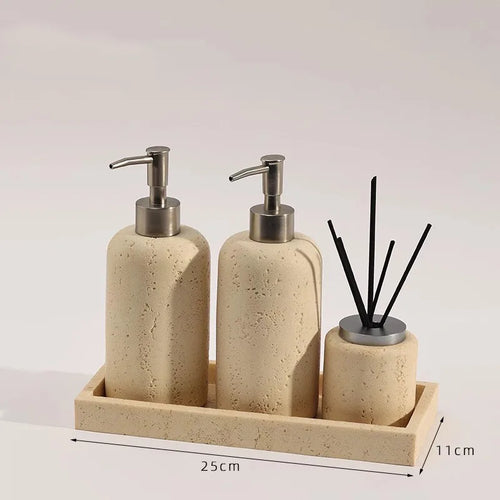 luxury disinfectant bottle and bathroom accessories - vue 6 sur 19