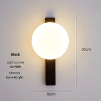 Modern LED wall light