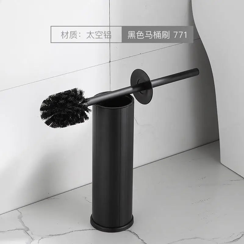 Toilet brush with holder for bathroom - vue 7 sur 10