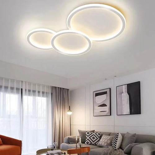 Modern LED ceiling light for elegant interior decor - vue 3 sur 11
