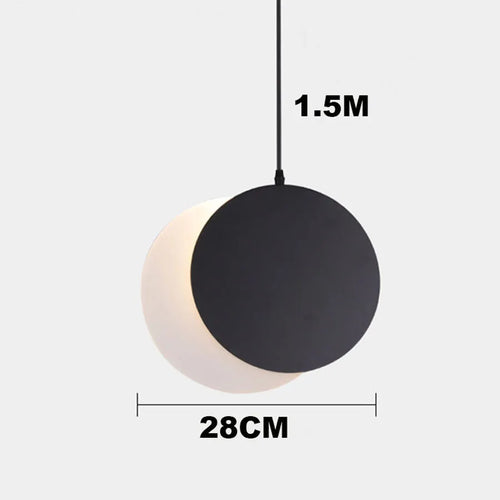 Modern decorative moon design pendant light for indoor use - vue 11 sur 10