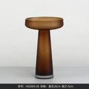 frosted glass vase for interior decoration dried flowers and hydroponics