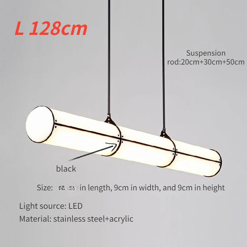 Creative Japanese design chandelier for minimalist Nordic lighting - vue 9 sur 9