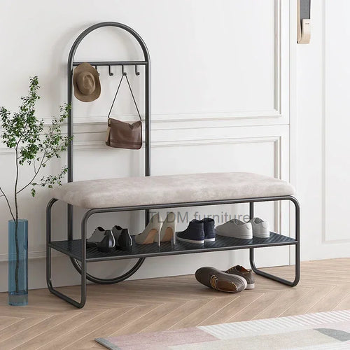 minimalist shoe and storage bench - vue 3 sur 10