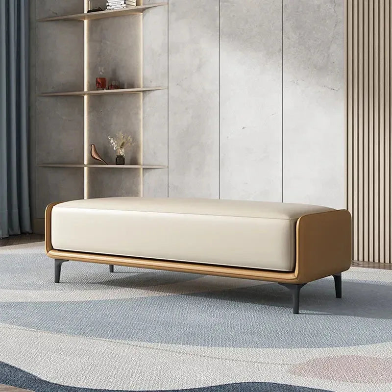 Italian leather stools for designer and modern interiors - vue 14 sur 16