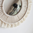 handmade bohemian nordic style decorative wall mirror