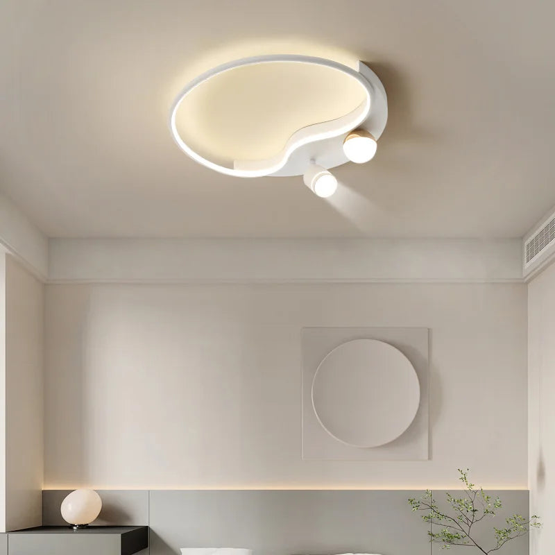 Modern ultra slim LED ceiling light for interior decoration - vue 3 sur 8