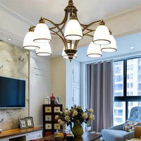 American retro chandelier for country-style lighting