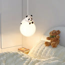 Panda resin pendant light for children's room