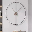 silent and aesthetic wall clock for interior decoration